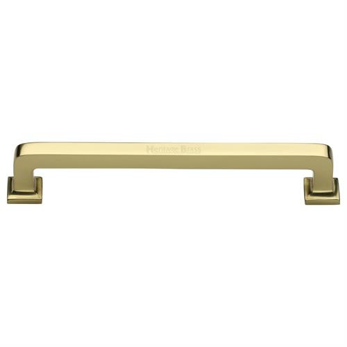 M Marcus Heritage Brass Square Vintage Design Cabinet Pull 254mm Centre to Centre